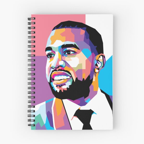 Aperçu de l'œuvre Kanye West dans le style WPAP créée et vendue par Xezyy.