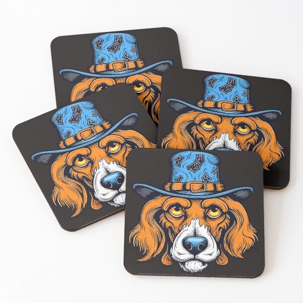Item preview, Halloween Whimsy with Hat-Wearing Dog designed and sold by DigitalGraphic1.
