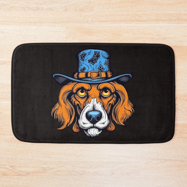 Item preview, Halloween Whimsy with Hat-Wearing Dog designed and sold by DigitalGraphic1.