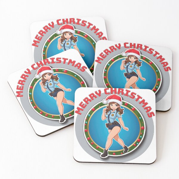 Item preview, Sexy Cop Girl Christmas designed and sold by duke818.
