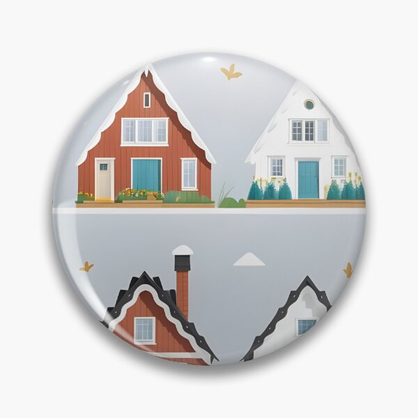 Item preview, Scandinavian houes style digital art. designed and sold by Jayjaynaenae.