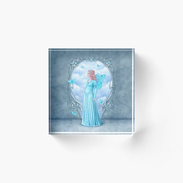 Item preview, Aquamarine Birthstone Fairy designed and sold by silverstars.