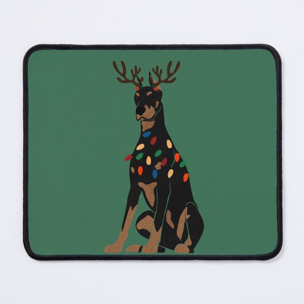 Item preview, Christmas Doberman/Mini Pinscher designed and sold by reddogbuckeye.