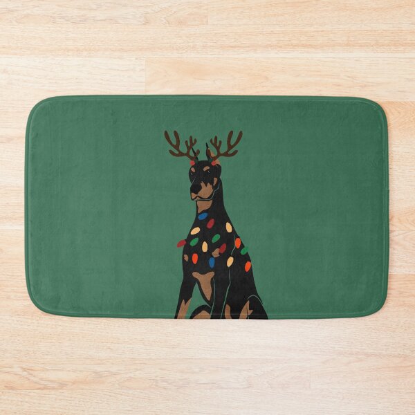 Item preview, Christmas Doberman/Mini Pinscher designed and sold by reddogbuckeye.