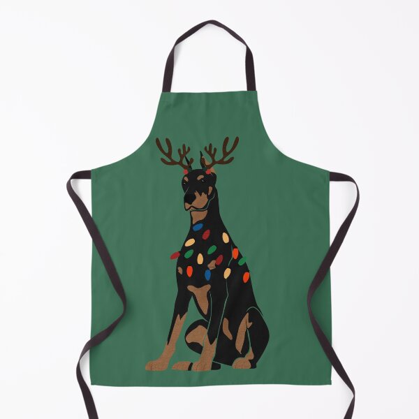 Item preview, Christmas Doberman/Mini Pinscher designed and sold by reddogbuckeye.