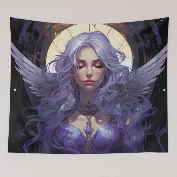 Item preview, Seraphic Radiance: Guardian of the Nebula designed and sold by oanaunciuleanu.