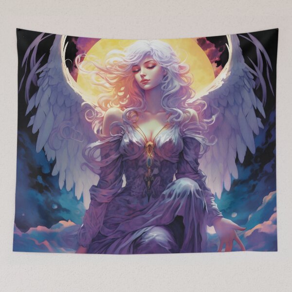 Item preview, Seraphic Radiance: Guardian of the Nebula designed and sold by oanaunciuleanu.