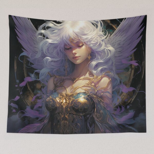 Item preview, Seraphic Radiance: Guardian of the Nebula designed and sold by oanaunciuleanu.