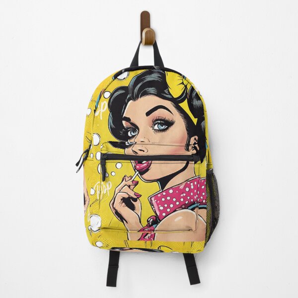 Item preview, Retro Pop Art Beauty Illustration designed and sold by inkArtistryfine.