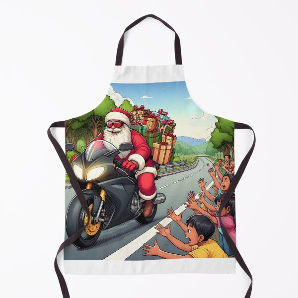 Item preview, Biker Santa brings gifts for you this christmas!! designed and sold by vectorillus.
