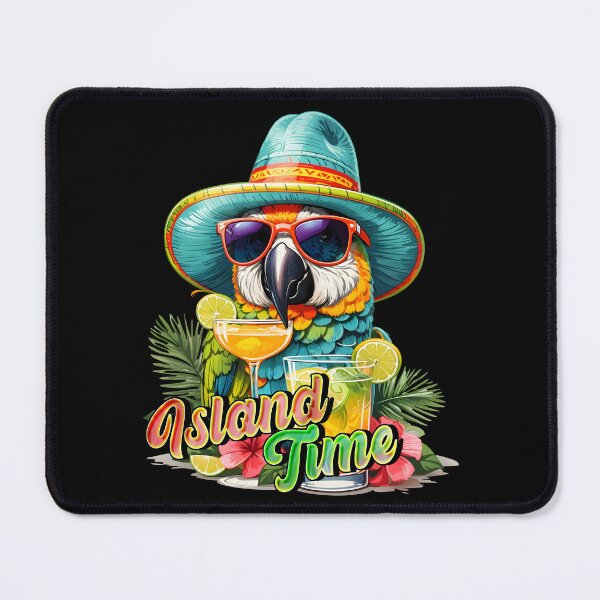 Item preview, Island Time Cocktail Parrot Sunglasses: A Taste of Paradise designed and sold by MindWave THC.