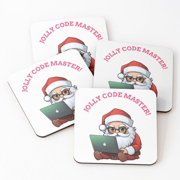 Item preview, Jolly Code Master Santa Tee - Festive Coding Claus - Christmas Geek Shirt designed and sold by SRdigitaz.