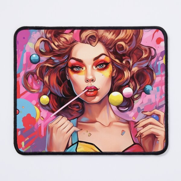 Item preview, Candy Pop Fashionista Art Illustration designed and sold by inkArtistryfine.