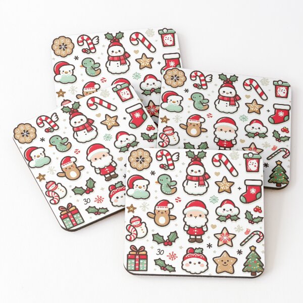 Item preview, Christmas festive things stickers designed and sold by Visuals of  Karthik.