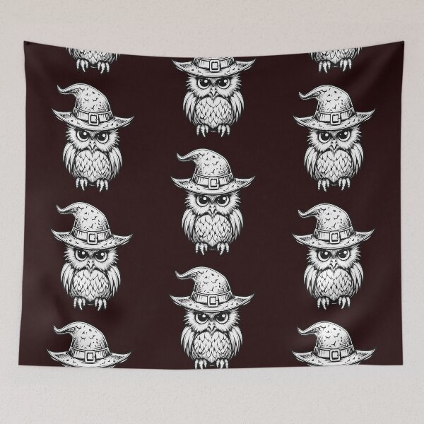 Item preview, Owl in the Moonlight Whimsical Halloween Delight designed and sold by DigitalGraphic1.