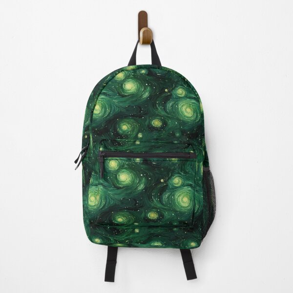 Item preview, Cosmic Spirals: Emerald Cosmos Seamless Patterns designed and sold by CodedCraftsShop.