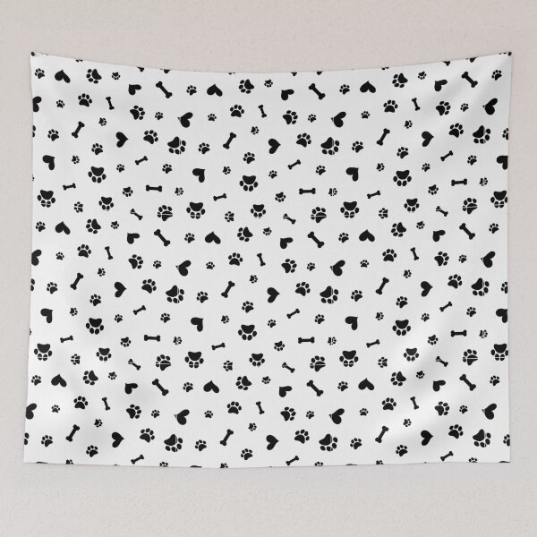 Item preview, Decorative Bones and Paw Pattern designed and sold by RubyCollection.