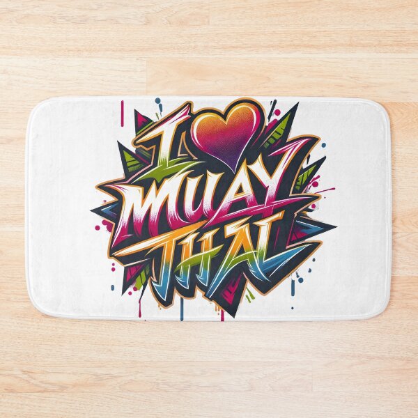 Item preview, Vibrant Muay Thai Love - Street Art Style designed and sold by KNAA.