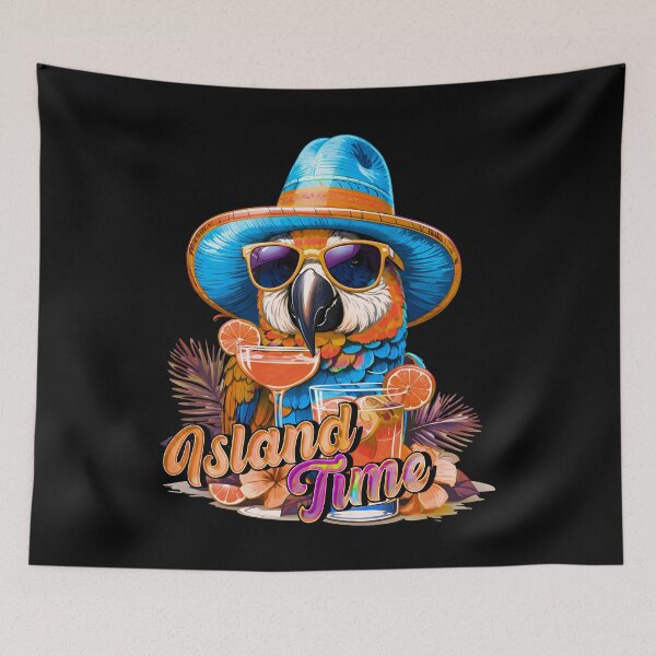 Item preview, Island Time Cocktail Parrot Sunglasses: A Taste of Paradise designed and sold by MindWave THC.