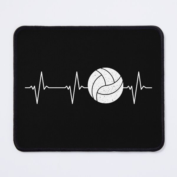 Item preview, Volleyball Heartbeat Ball EKG Pulse Line - Vball Lover Design designed and sold by venomousvector.