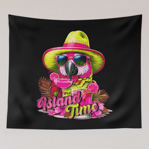 Item preview, Island Time Cocktail Parrot Sunglasses: A Taste of Paradise designed and sold by MindWave THC.
