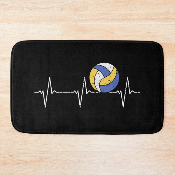Item preview, Volleyball Players Heartbeat Ball Pulse Line - Vball Distressed Distressed Design designed and sold by venomousvector.