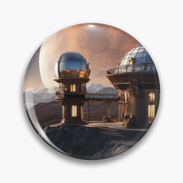 Item preview, Steampunk Observatory on an Alien World - 2 designed and sold by nyathiwa.