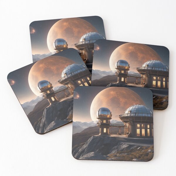 Item preview, Steampunk Observatory on an Alien World - 2 designed and sold by nyathiwa.