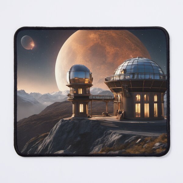 Item preview, Steampunk Observatory on an Alien World - 2 designed and sold by nyathiwa.