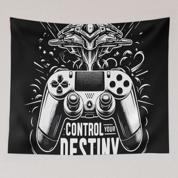 Item preview, Cool Gamer Control Your Destiny  designed and sold by KitonicTees.