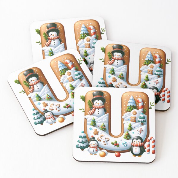 Item preview, Christmas Letter U designed and sold by pawipat.