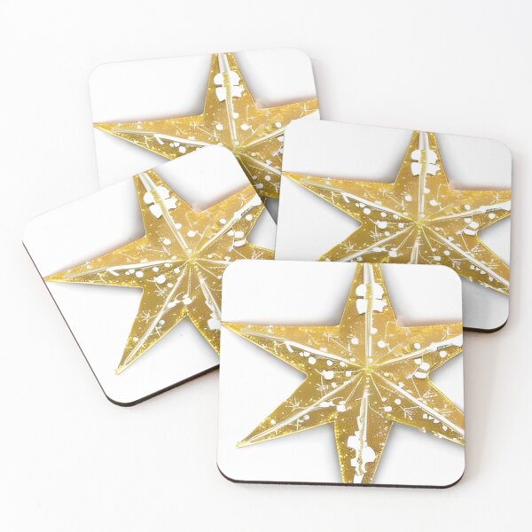 Item preview, GOLD CHRISTMAS STAR FESTIVE COLORFUL. designed and sold by Sanny88.