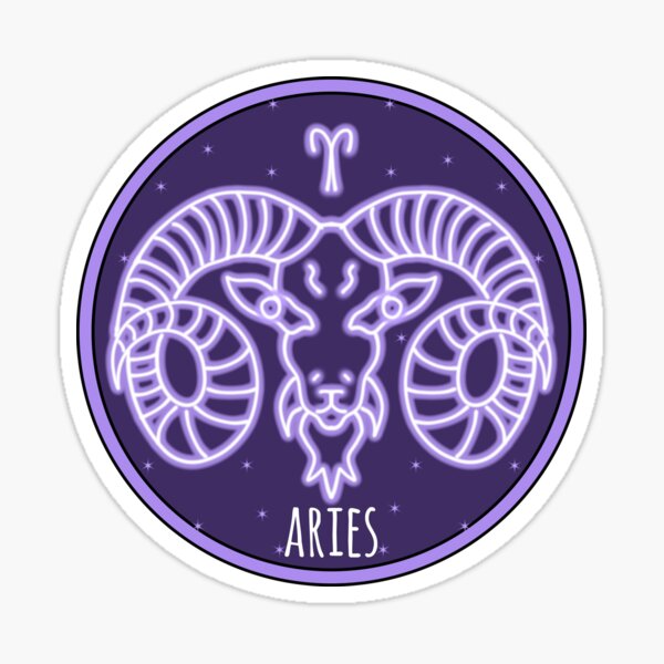 Item preview, Aries zodiac art designed and sold by Quacktails.