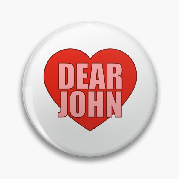 Item preview, Dear John Heart designed and sold by Chesley Design.