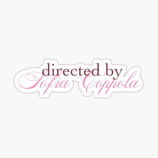 Aperçu de l'œuvre Réalisé par Sofia Coppola créée et vendue par bigglesdesigns.