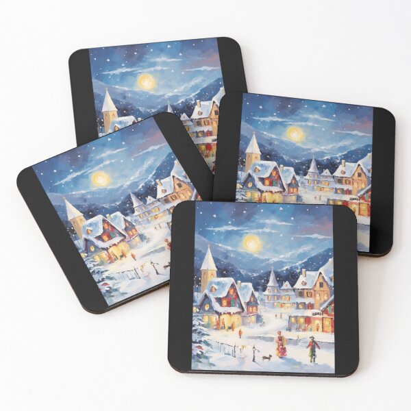 Item preview, Small Village During Christmas designed and sold by TorpStore.