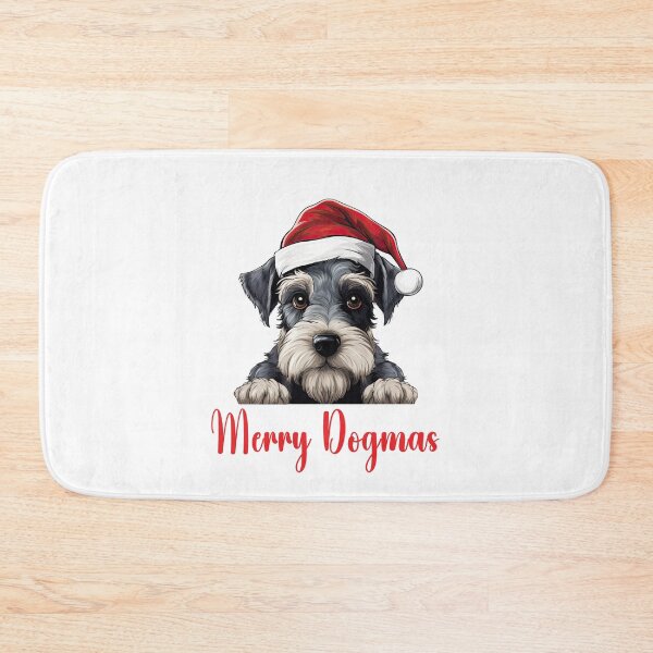 Item preview, Miniature Schnauzer Dog Merry Dogmas designed and sold by Blok45.