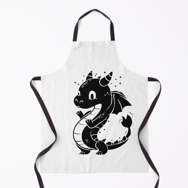 Item preview, Cute Silhouette Dragon Illustration designed and sold by DragonRealms.