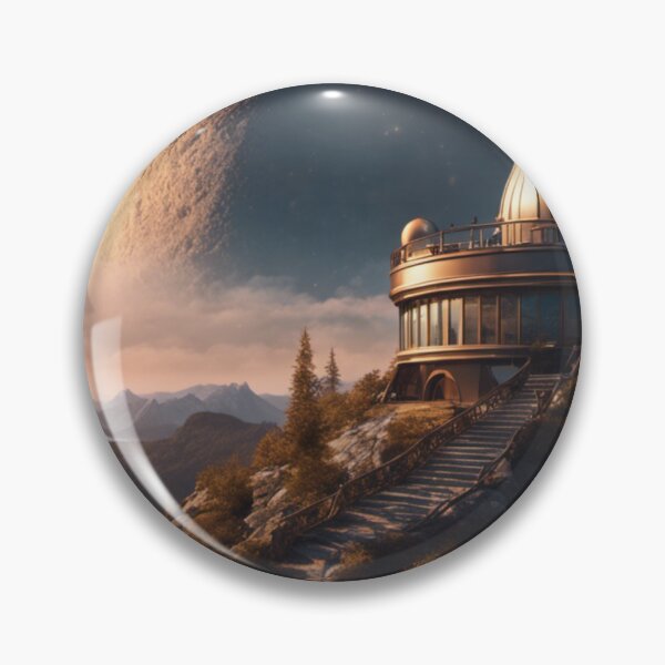 Item preview, Steampunk Observatory on an Alien World - 3 designed and sold by nyathiwa.