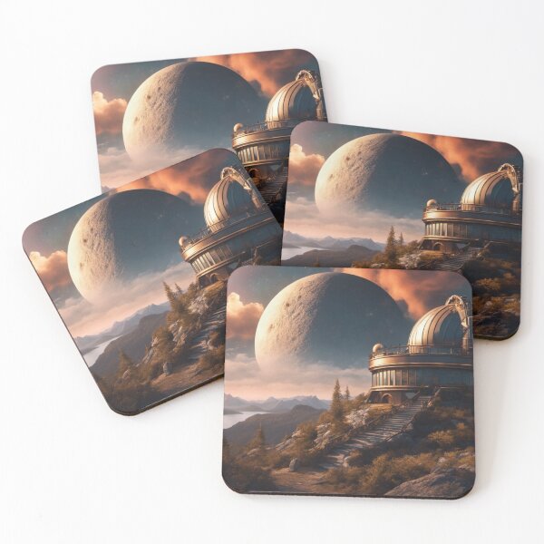 Item preview, Steampunk Observatory on an Alien World - 3 designed and sold by nyathiwa.