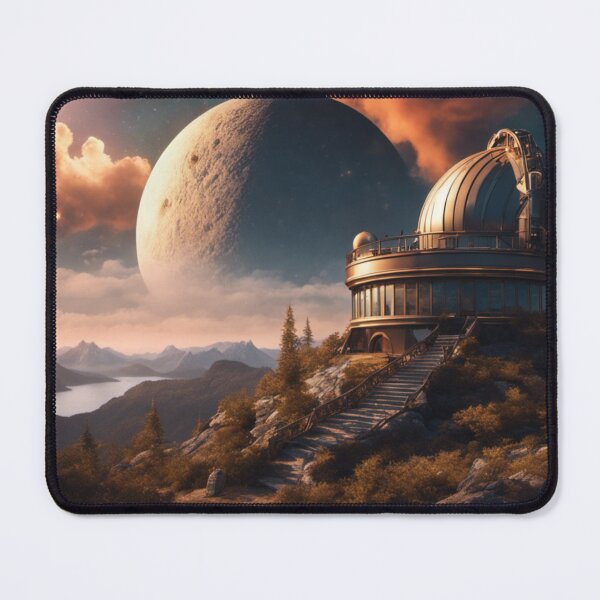 Item preview, Steampunk Observatory on an Alien World - 3 designed and sold by nyathiwa.