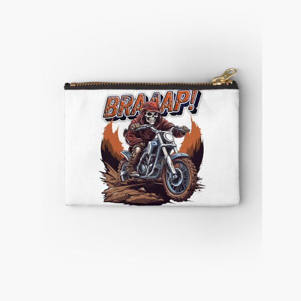 Artikelvorschau, Braaap Skeleton Riding Dirt Bike entworfen und verkauft von hobbybox.