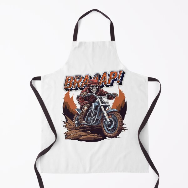 Artikelvorschau, Braaap Skeleton Riding Dirt Bike entworfen und verkauft von hobbybox.