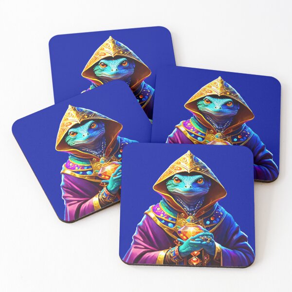 Item preview, Enchanting Lizard Magician: A Fantasy Masterpiece designed and sold by GranitTR.