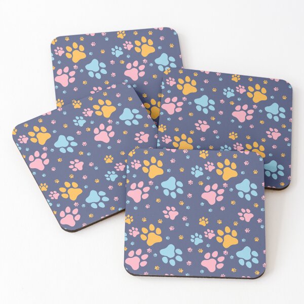 Item preview, Paw seamless pattern doodle abstract animal footprint designed and sold by RubyCollection.