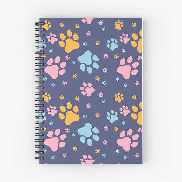 Aperçu de l'œuvre Patte, modèle sans couture, doodle, empreinte animale abstraite créée et vendue par RubyCollection.