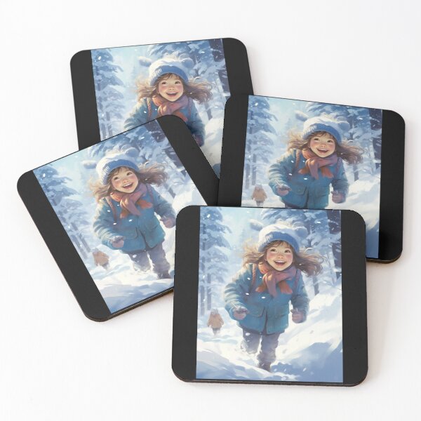 Item preview, Girl Playing In The Snow designed and sold by GageStore.
