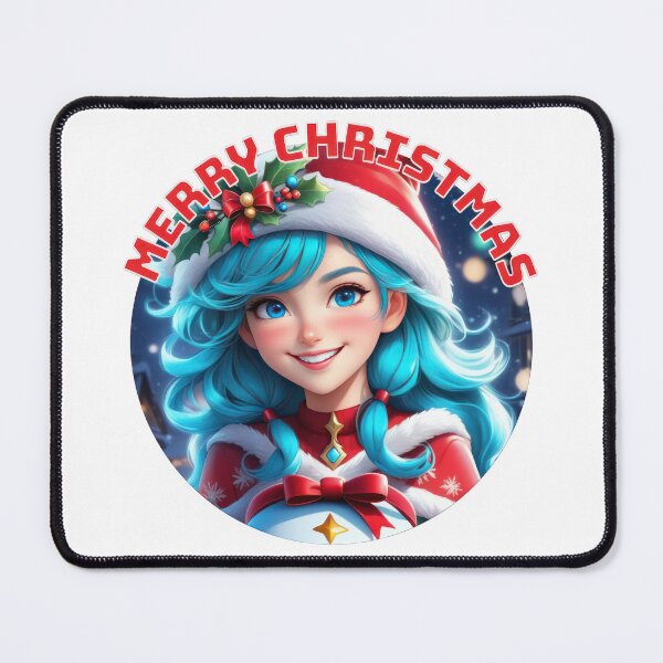 Item preview, Blue Girl Christmas designed and sold by duke818.