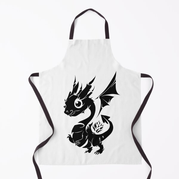 Item preview, Cute Silhouette Dragon Illustration designed and sold by DragonRealms.