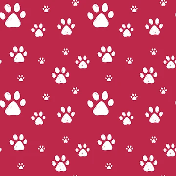 Artwork thumbnail, Cat Paws Seamless Pattern by RubyCollection
